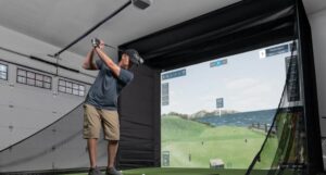 how to set up a golf impact screen​